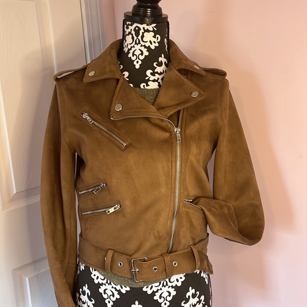 Suede-like jacket